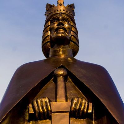 Legyesbénye Szent László szobor